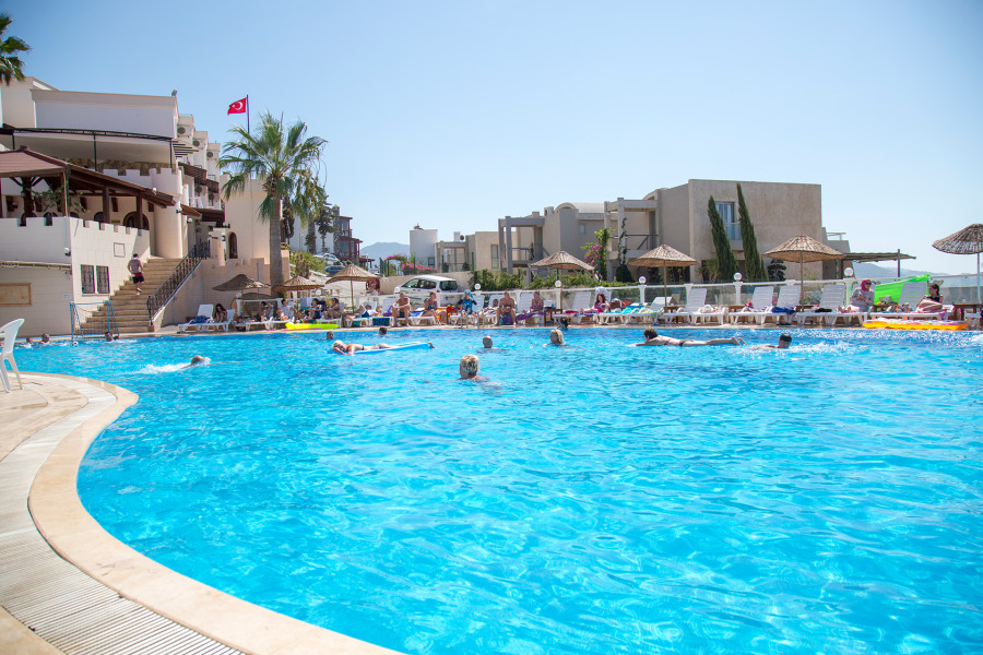 Family Belvedere Hotel Bodrum Bagian luar foto